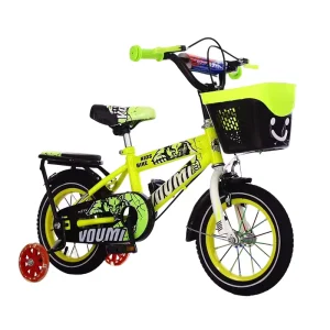 Foldable 20-Inch Kids Bike with Adjustable Seat and Metal Frame for Growing Children