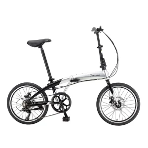 Foldable Aluminum Alloy 20 Inch 21 Speed Disc Brake Adult City Folding Bike