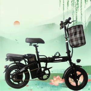 Foldable E Bikes for Adults 14″ 400W Ebike Motor Folding Electric Bike with 36V Battery