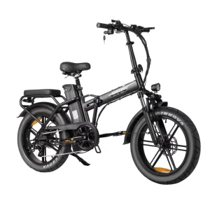 Foldable Electric Bike Fat Tire E Bike Q30 20*4 Inch 250W 48V 15.6AH 7 Speed Urban Commute Electric City Bike