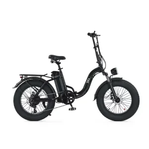 Foldable Mini Li-Batt E-Bike 48V 500W 10.4Ah Li-Batt HC Steel Frame 7 Spd Front Sus Dual Disc Brakes Fat Tire