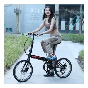 Foldable Pedal Aluminum Alloy Disc Brake Commuting Riding City Urban 7 Speed Sport Unisex Fold 20 Inch Folding Bike for Adult