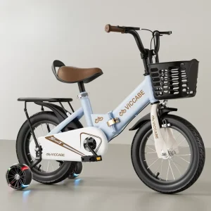 Foldable Single Speed Kids Bike 2 12 Years Old High Carbon Steel Frame Adjustable Seat Plastic Multiple Colors Boys Training