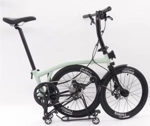 Folding Bicycle 20inch 9speed Disc Brake Foldable Molybdenum Steel Frame T9D 20D Tri-folding Bike