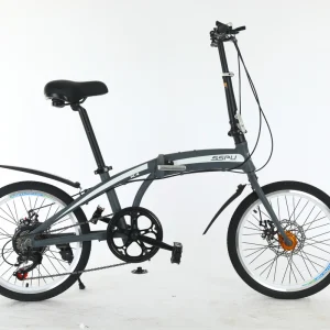 Folding Bike 20 Inch Foldable Cycle for Men 7 Speed Aluminum Alloy Frame Portable Easy to Fold City Commuter Bicycle