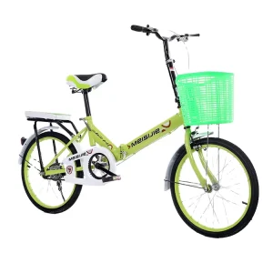 Folding Bike for Women girls City Bike folding Bikes 20 Inch Wheels