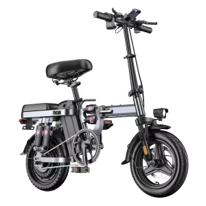 Folding Electric Bicycle with Lithium Battery Ultra-Light Design 500W Motor 48V 15Ah Battery Disc Brakes