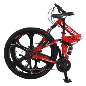 Folding Mountain Bike 21 Speed Bicycle Foldable Bicycle Cycle for Adults