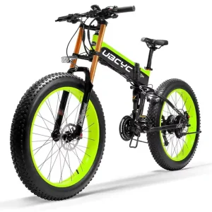 Folding Mountain Bike 26″ Foldable Steel Mountain Full Suspension Bike