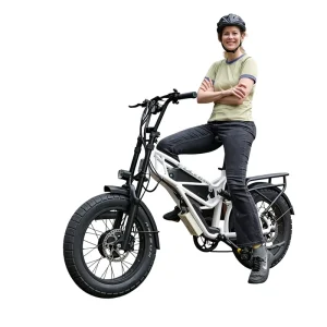 For Scorpio Electric Bike for Adults 80 Miles 33MPH Aluminous Alloy Frame Lithium Battery 48V 20Ah Fat Tires EBike