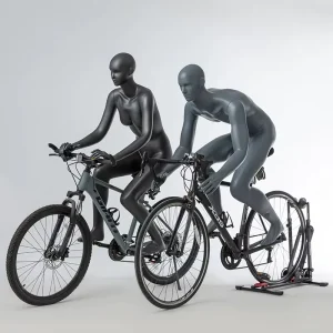 Full Body Cycling Mannequins Road Bike Men’s and Women’s Bicycle Shop Window Display Props Outdoor Sports Displays