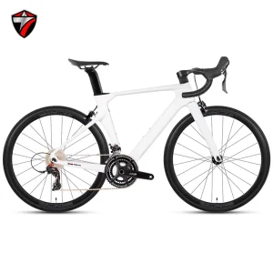 Full Carbon Fiber 22 Speed Road Bike Lightweight Fork 700*28C Fat Tire Skid Resistant Ordinary Adult Pedal Racing Triathlon Bike