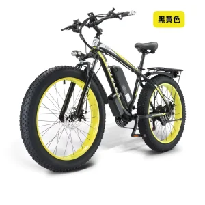 Full Suspension Fat Tire E Bike 1000w Motor 7-speed High Speed Adventure Electric Bikes with Date Display Screen
