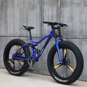 Full Suspension Fat Tyre Beach Cruiser 24/26*4.0 Wide Tire Snow Bike Disc Brake Fat Bike