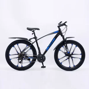 Full Suspension Men’s Mountain Bike Aluminum Alloy 21 Speed Disc Brakes 27.5″ Wheels for Work and Sport