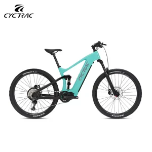 Full Suspension Mountain Bike E bike EM10 From Twitter Factory Carbon Fibervélo électrique