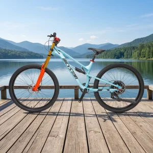 Full Suspension Mountain Bikes 24″ 21 Speed Disc Brake Aluminum Alloy Frame Men’s Bicycles
