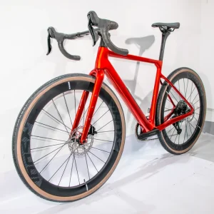 GR 2 2*12 Speed SR Saddle 700c Carbon Fiber Frame Adult Road Bike Complete Disc Brake Continental 48t Gravel 100kg Load Capacity