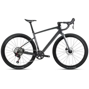 GRAVEL-V1 RS-12S Carbon Fiber Road Bike 12 Speed Full Oil Disc 700c 40C Wide Tire Gravel Off-Road Racing Bike