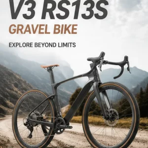 GRAVEL V3 RS 13 Speed Gear High Modulus Carbon Fiber Fork Road Aero Racing Bike Hydraulic Disc Alloy Wheel Triathlon Racing Bicycle