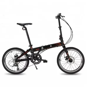 Gear Cycle Portable Aluminum Alloy 1.75″ Mini Lightweight Folding Bike Jump Bicycles Bicicletas