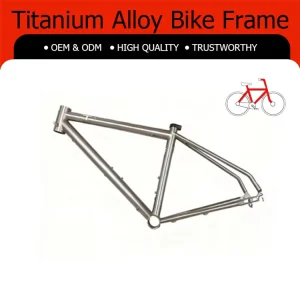 Gr9 Titanium Alloy CNC Machined Racing Bike Frame Customized Painting for Professional Road Velodrome Track