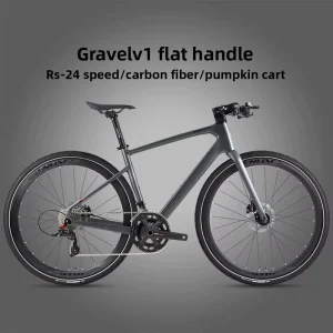 Gravel Bike GRAVEL V1 High Modulus Carbon fiber Frame 24 speed 700x38C Tires Adventure Gravel Bicycle for Men Women