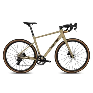 Gravel Road Bike Carbon Fork 9 Speed Dual Disc Brake Aluminum Alloy Frame Ultra-light Rigid Fork for Men Women Road/Off-Road