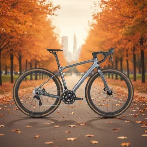 Gravel Road Bike RS 24S 24 Speed Thru Axle Dual Disc Brake Carbon Fibre Frame Aluminum Alloy Wheels Comfortable Saddle