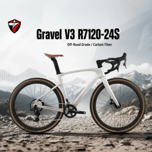 Gravel V3 24-Speed Gear Carbon Fiber Fork Road Bike 700*40C Wheel Hydraulic Disc Brakes Adult Cycling Bicycle