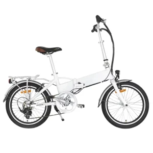 Greenpedel 24v 250w Brushless E Bike City Folding Electric Bicycle with Battery