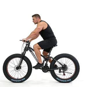 HG-A48 Beach Snowmobile 4.0 Large Tire Speed Reduction Mountain Bike Adult Off-road Men’s and Women’s Variable Speed Bike