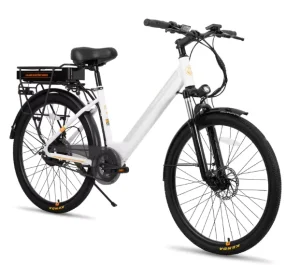 HILAND Electric Bikes 26 Inch Ebike for Adults 500W Front Suspension 36V Portable Lithium Battery 20 MPH up to 50 Miles