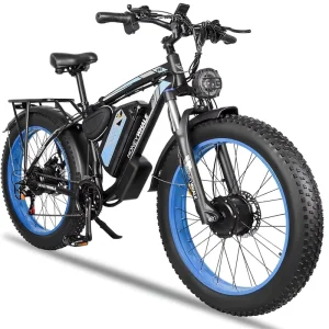 HONEYWHALE BK08 Adult Electric Bicycle 5 Speed Mountain Bike 1050W Dual Motor Speed 55km h 48V 23.5AH Battery 65km Range