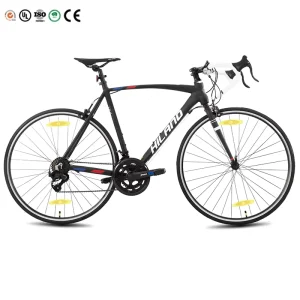 Hard Frame (Non-rear Damper) Sporting Cycle 700C Road Race Bicycle 14 Speed Alloy Frame Road Bike