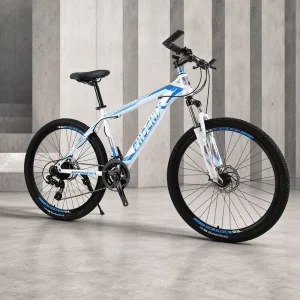 Heavy Duty 21 Speed High Carbon Steel Frame Mountain Bike 26 Inch Brake Line for Men Women Adult Riding