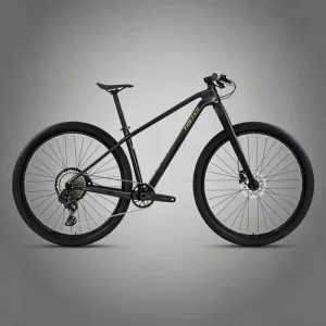 High Modulus Carbon Racing Mountain Bike 13-Speed Hydraulic Disc Brake 29/27.5″ All Terrain Hardtail Bicycle with Ordinary Pedal