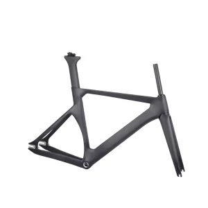High Modulus Toray T700 Carbon Fiber Fixed Gear Bike Track Frame DF128
