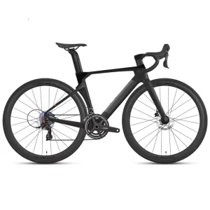 High Performance 24 Speed Aero Road Bike Carbon Frame Speed Racing Bicycle Hydraulic Disc Brake for Riders Wind Breaking Design
