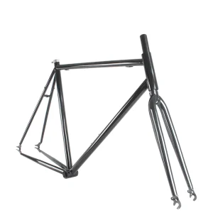 High Performance 700C Fixed Gear Chromium Molybdenum Steel Racing Track Bike Single Speed Frame Carbon Steel Fork