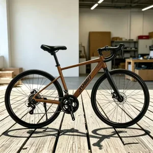 High Performance Road Bike with Multi Speed Gears Aerodynamic Design Stable Disc Brake for Speed Training