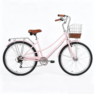 High Quality 24 26 Inch Urban City Bicycle Steel Frame Single Speed Classic Commuter Bike for Adults