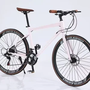 High Quality 26 Inch Aluminum Alloy Full Shockproof Frame Steel Fork Disc Brake Racing Road Bicycle 21 Speed for Daily Commute