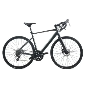 High Quality Aluminum Alloy Racing Road Bicycle with 21 Speed Disc Brake Curved Handle and Shock Absorption for Adults