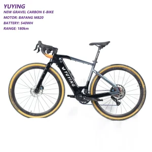High Quality Lightweight 36V Carbon Frame Electric Assist Gravel Bike 250W 700c Long Distance Riding for Outdoor City Road