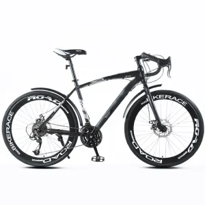 High Quality Road Bikes 700c Alloy Frame Racing Bicycle Gravel Cycle Double Disc Brake Roadbike for Man