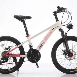 High carbon Steel Frame All terrain Children’s bicycle with Front Shock Fork Bike Student Racing Bike Kid Mountain Bike Boy Girl