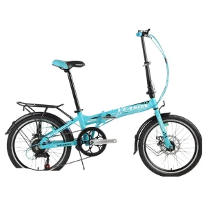 Hot Selling Aluminum Alloy SHIMANO 6S Folding Bike 20 Inch Student Bicycle Lightweight City Commuter Bike