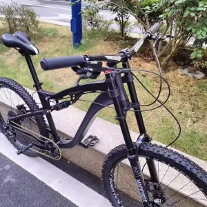 Hot Selling Aluminum Frame Mountain Bike 29 26 27.5inch 11speed Brake Line High Carbon Steel Fork Suspension Soft Tail Adult