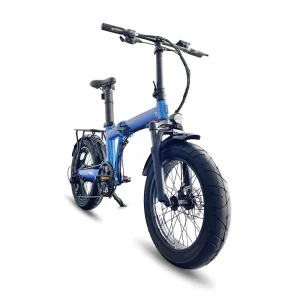 Hottech 250w Folding Electric Bicycle Fat Tire Snow City Powered Portable Foldable E Bike Bicycle Ebike with CE 36V